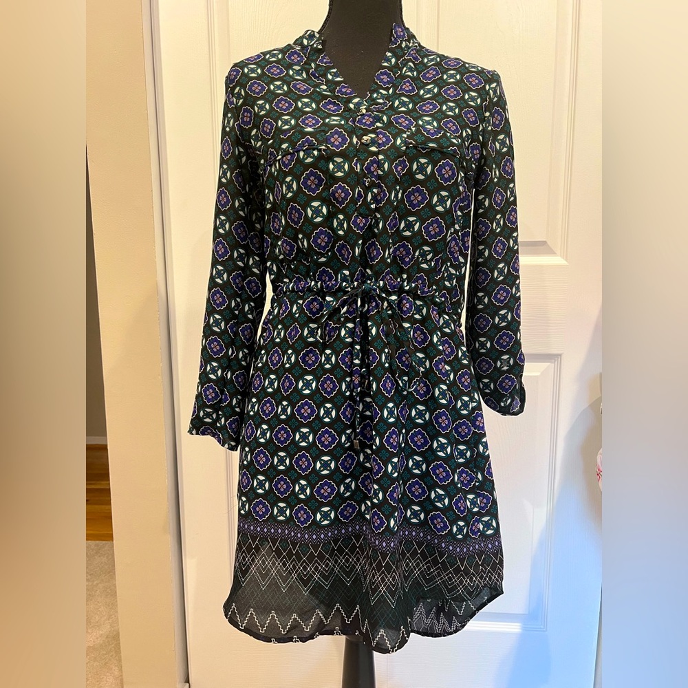 Multi color: black, purple, green, orange & white